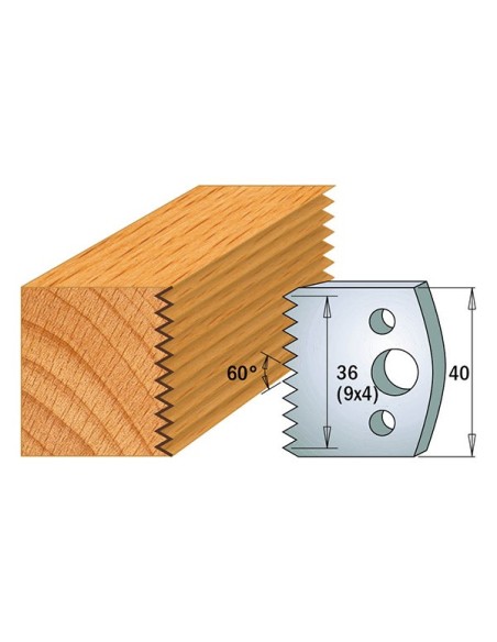 Coltelli sagomati 690.117 Limitatori 691.117